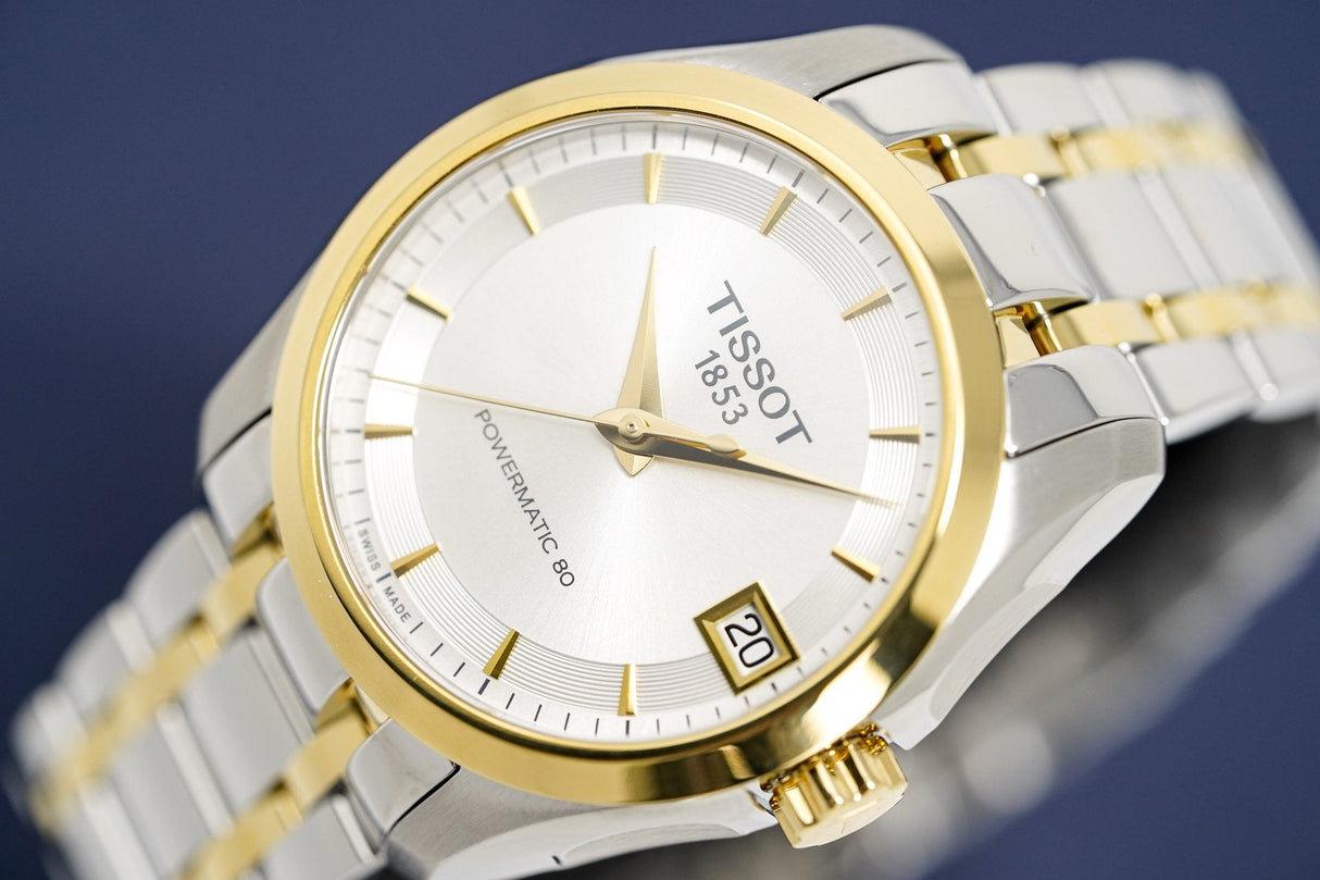 Tissot Automatic Ladies Watch Couturier Date Stainless Steel Bracelet T0352072203100 - Watches & Crystals