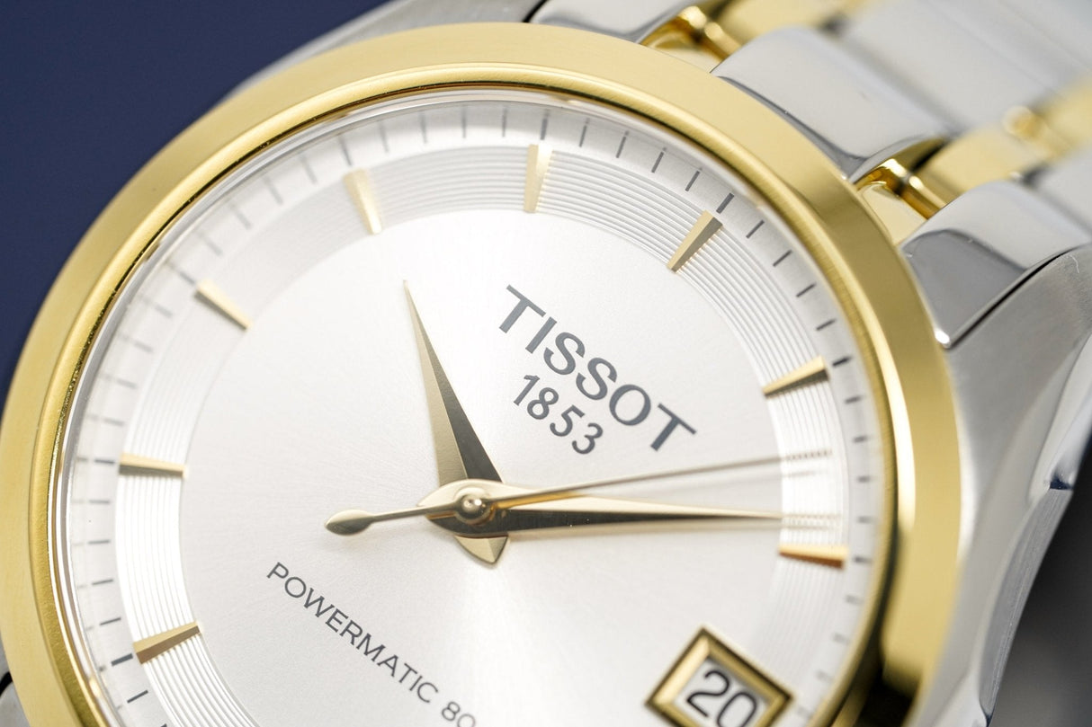 Tissot Automatic Ladies Watch Couturier Date Stainless Steel Bracelet T0352072203100 - Watches & Crystals