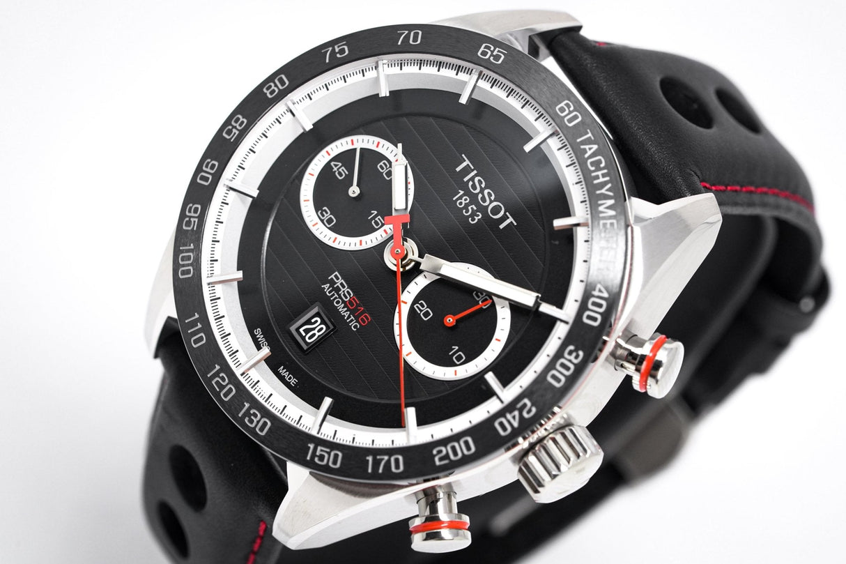 Tissot Automatic Men's Watch PRS 516 Chronograph Steel T1004271605100 - Watches & Crystals