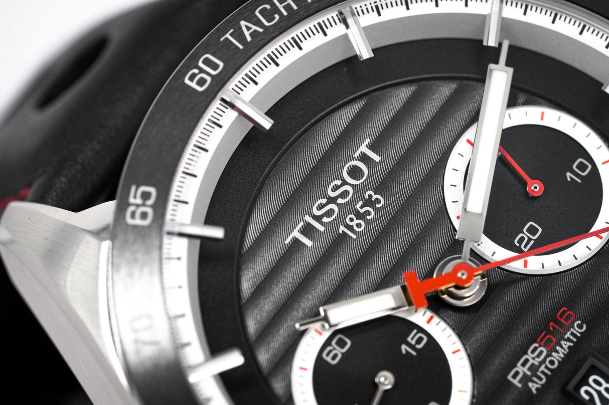 Tissot Automatic Men's Watch PRS 516 Chronograph Steel T1004271605100 - Watches & Crystals
