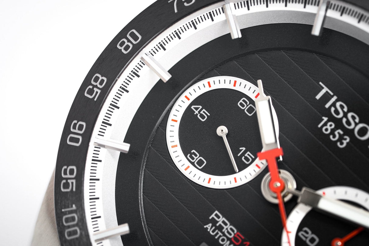 Tissot Automatic Men's Watch PRS 516 Chronograph Steel T1004271605100 - Watches & Crystals