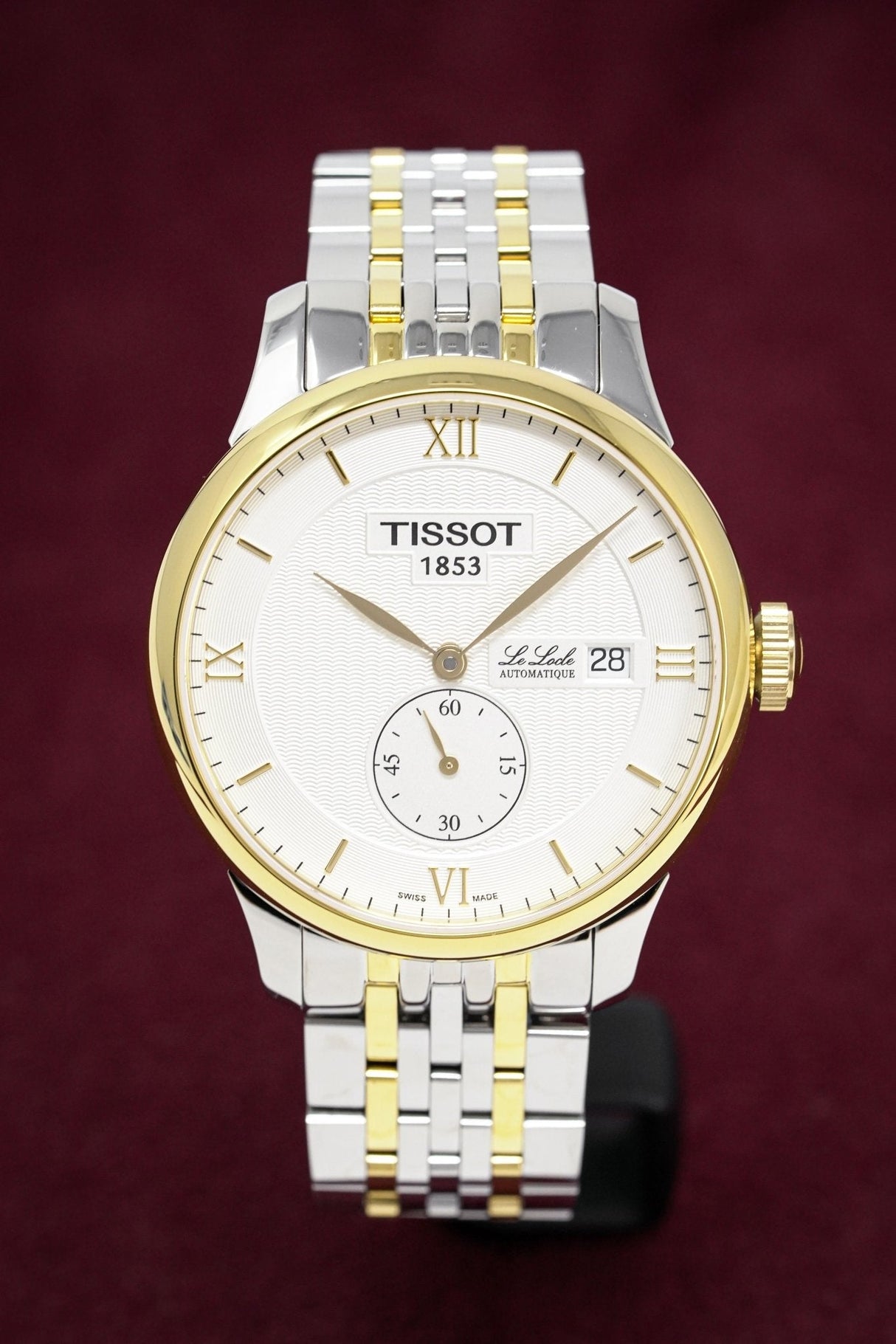 Tissot Automatic Men's Watch T-Classic Le Locle Two Tone - Watches & Crystals