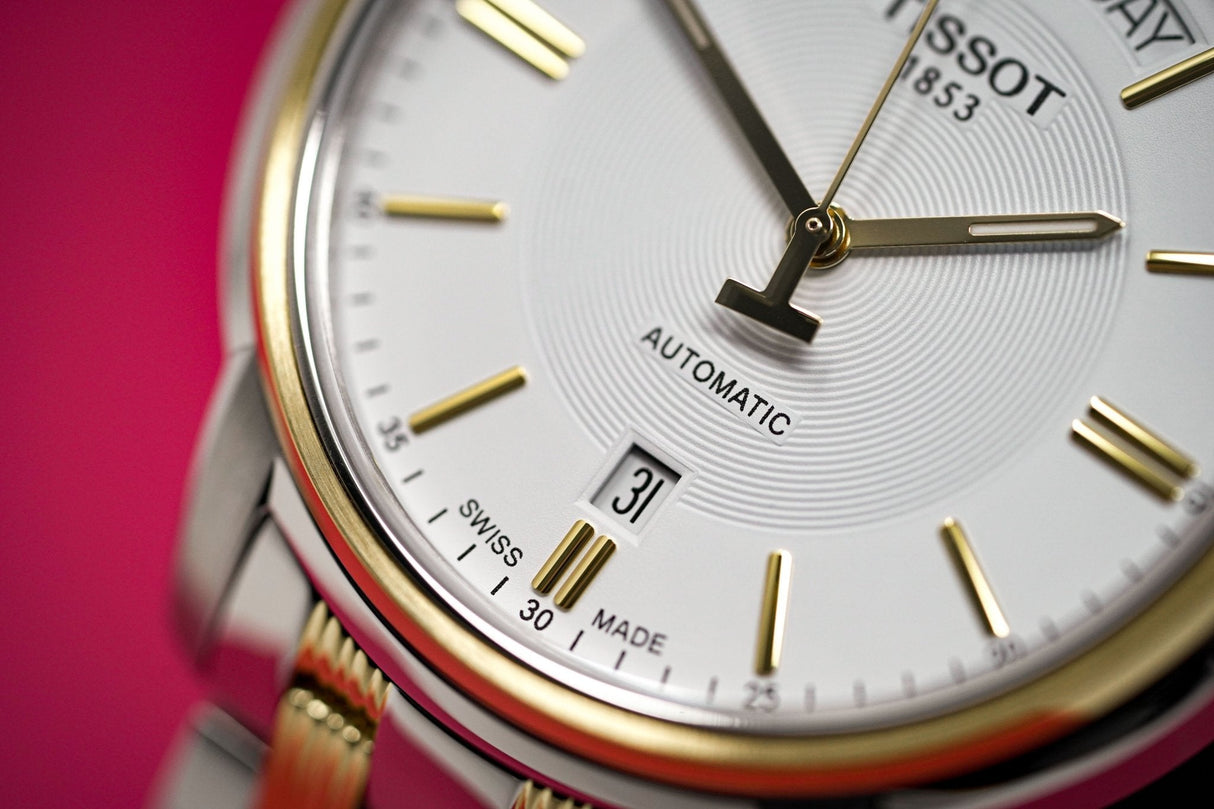 Tissot Automatics III Day Date Two Tone - Watches & Crystals