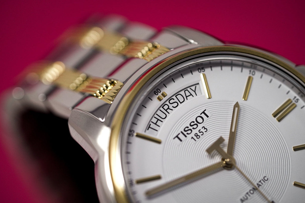 Tissot Automatics III Day Date Two Tone - Watches & Crystals