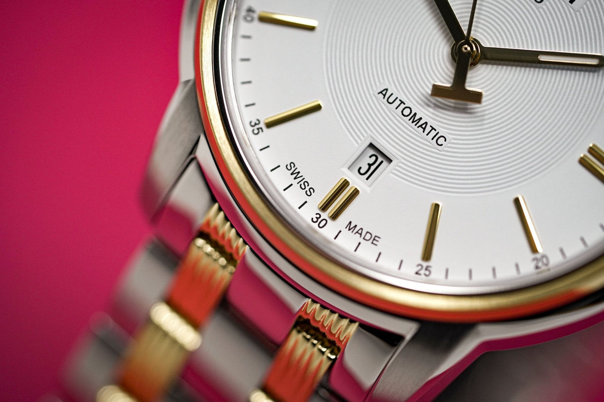 Tissot Automatics III Day Date Two Tone - Watches & Crystals