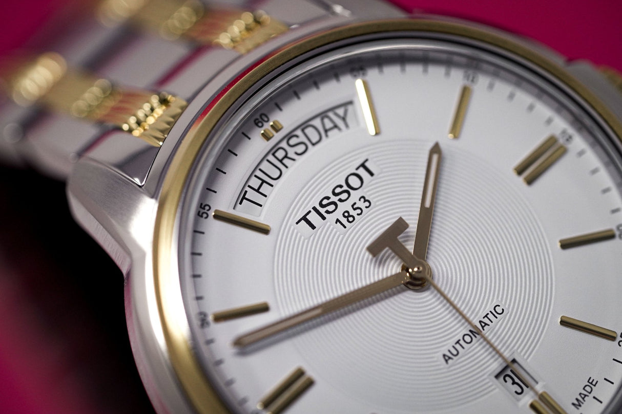 Tissot Automatics III Day Date Two Tone - Watches & Crystals