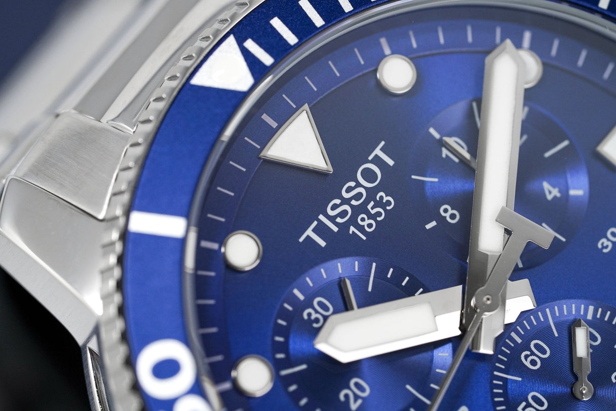 Tissot Chronograph Watch SEASTAR 1000 Blue T1204171104100 - Watches & Crystals