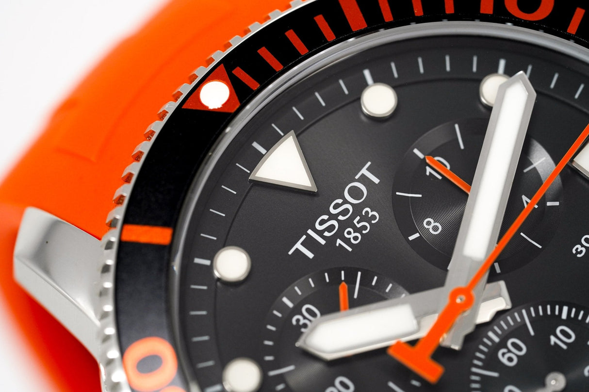 Tissot Chronograph Watch SEASTAR 1000 Orange T1204171705101 - Watches & Crystals