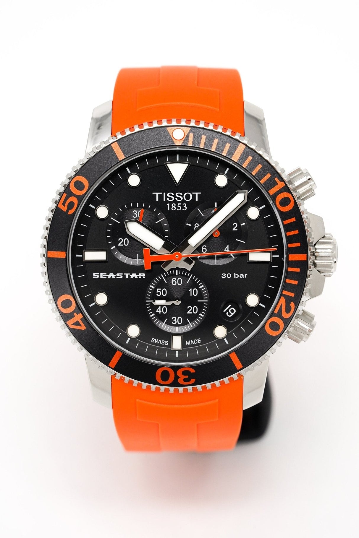 Tissot Chronograph Watch SEASTAR 1000 Orange T1204171705101 - Watches & Crystals