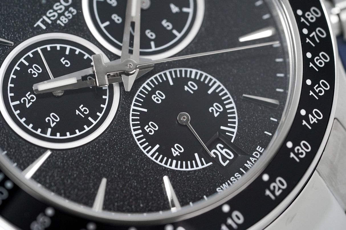 Tissot Chronograph Watch V8 Black T1064171105100 - Watches & Crystals