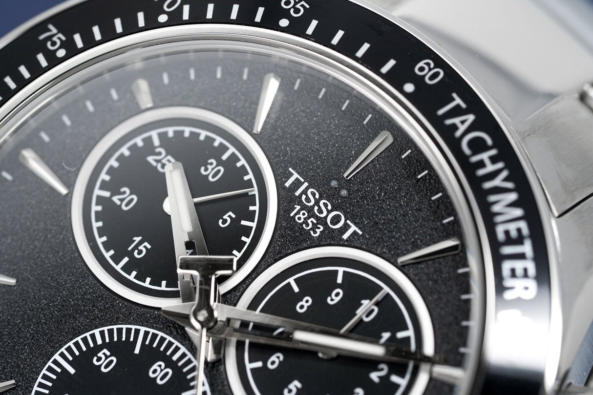 Tissot Chronograph Watch V8 Black T1064171105100 - Watches & Crystals