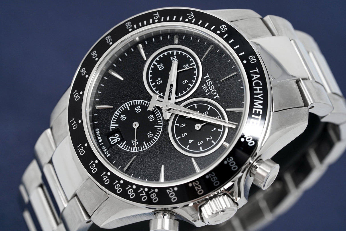 Tissot Chronograph Watch V8 Black T1064171105100 - Watches & Crystals