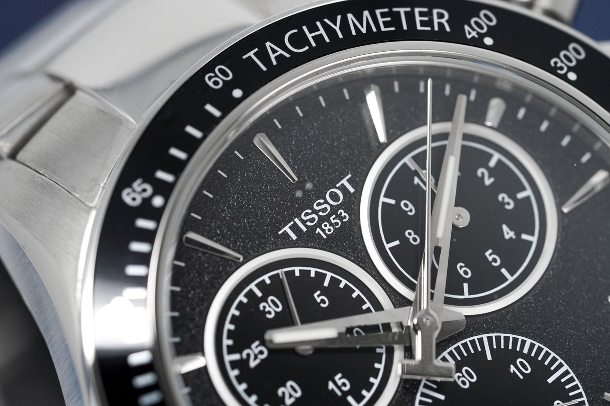 Tissot Chronograph Watch V8 Black T1064171105100 - Watches & Crystals