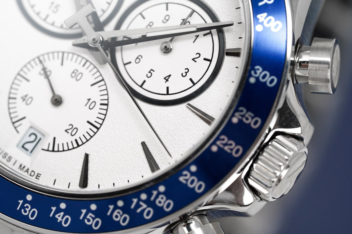 Tissot Chronograph Watch V8 Blue T1064171103100 - Watches & Crystals