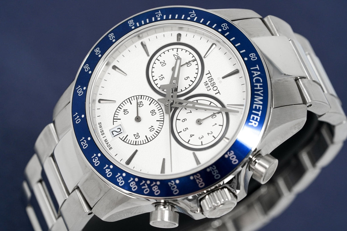 Tissot Chronograph Watch V8 Blue T1064171103100 - Watches & Crystals