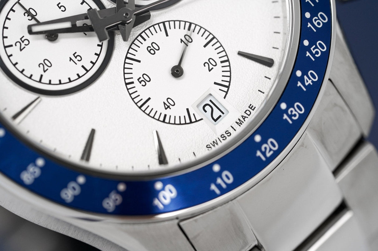 Tissot Chronograph Watch V8 Blue T1064171103100 - Watches & Crystals