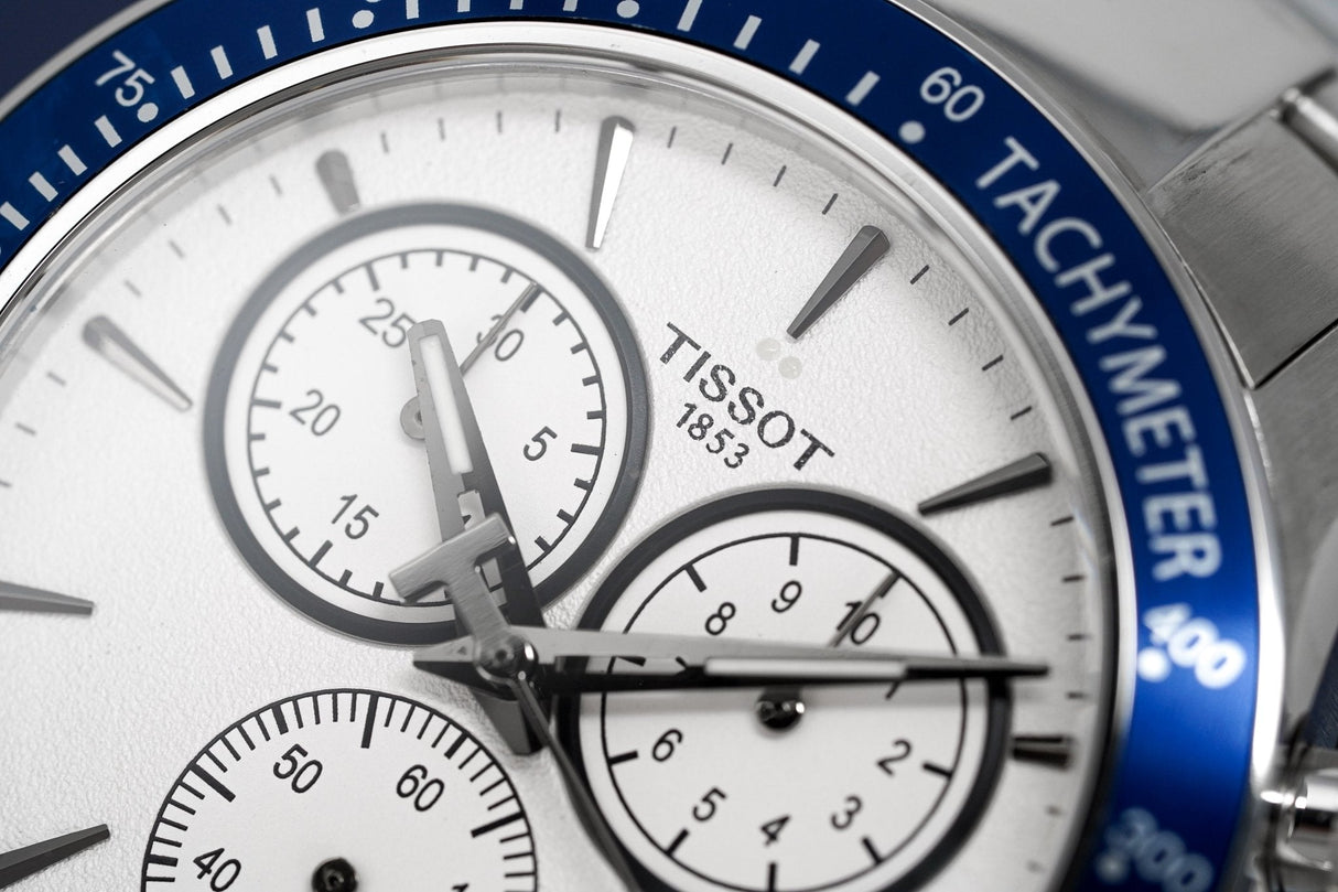 Tissot Chronograph Watch V8 Blue T1064171103100 - Watches & Crystals