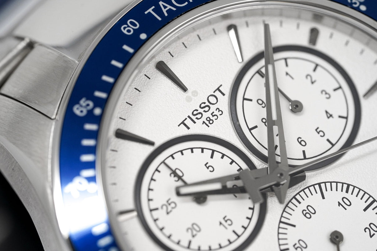 Tissot Chronograph Watch V8 Blue T1064171103100 - Watches & Crystals