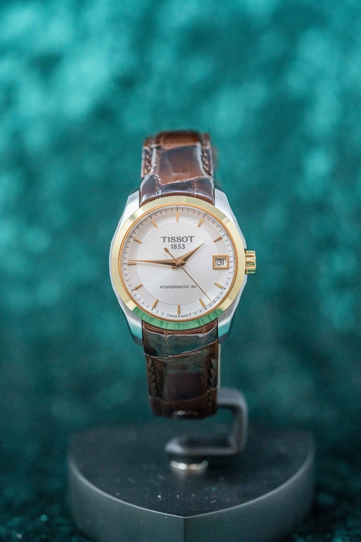 Tissot Couturier Date Leather Strap - Watches & Crystals