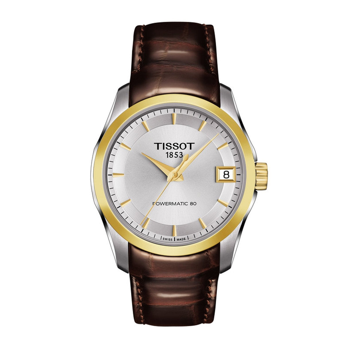 Tissot Couturier Date Leather Strap - Watches & Crystals