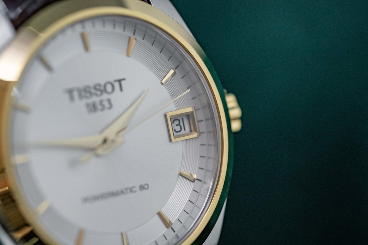 Tissot Couturier Date Leather Strap - Watches & Crystals