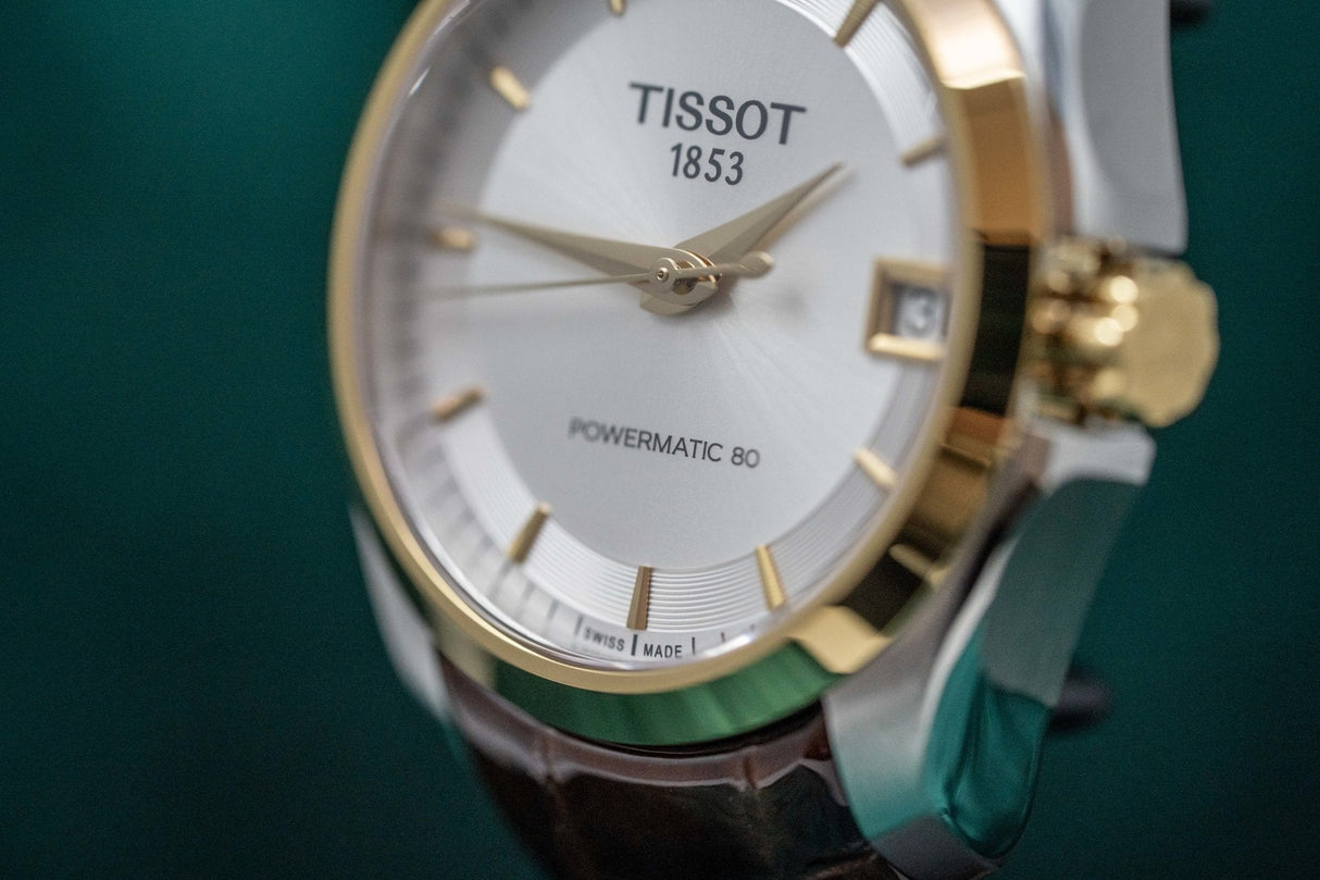 Tissot Couturier Date Leather Strap - Watches & Crystals