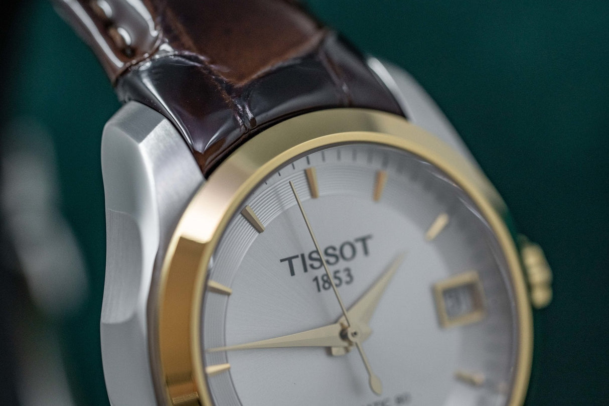 Tissot Couturier Date Leather Strap - Watches & Crystals