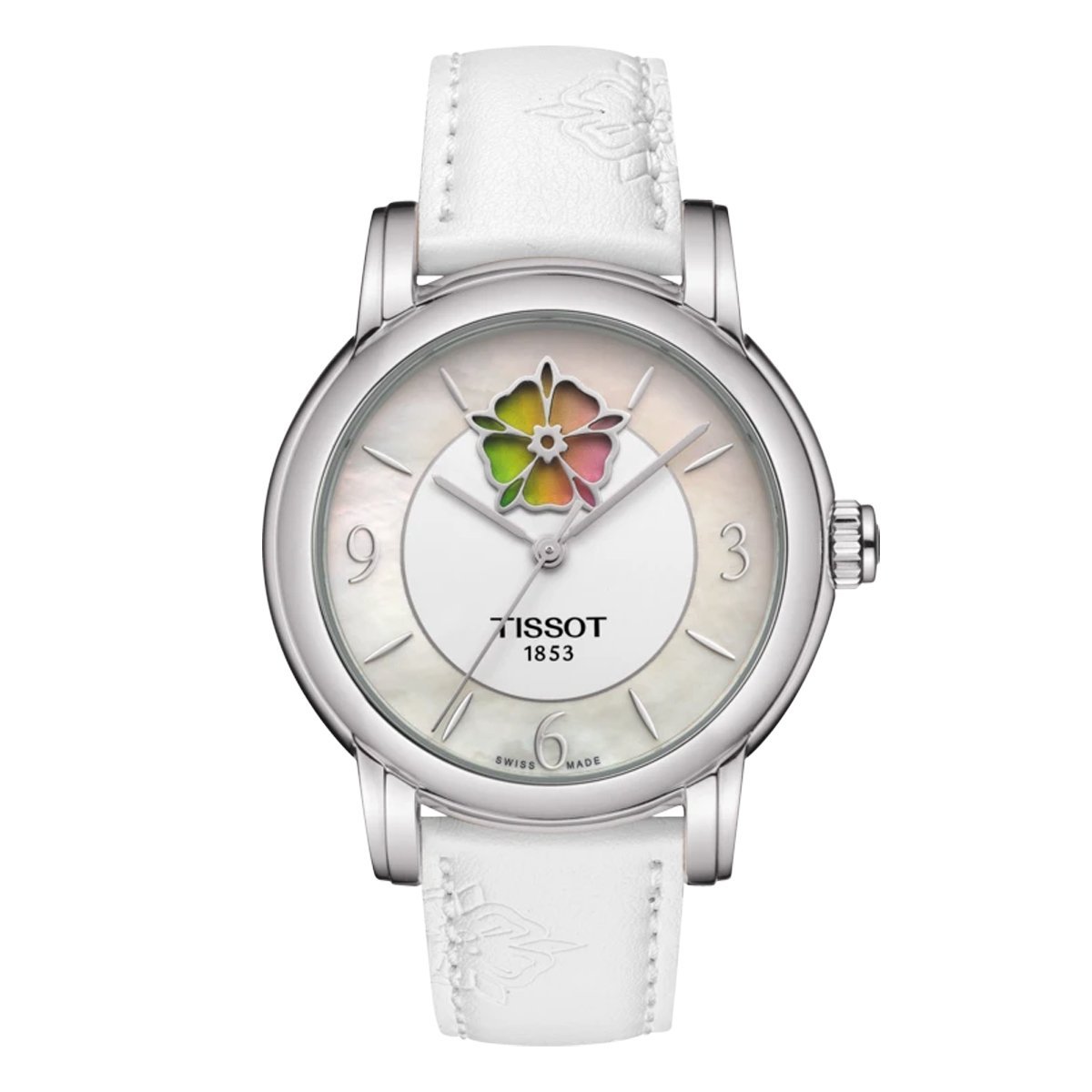 Tissot Ladies Automatic Watch Lady Heart Flower Powermatic 80 - Watches & Crystals