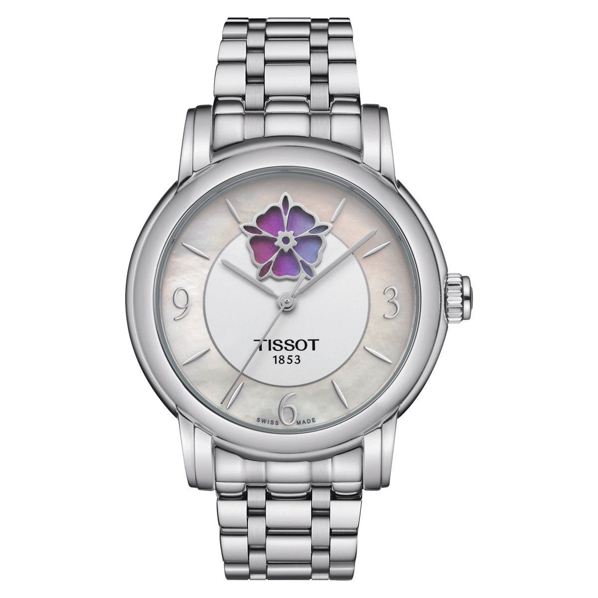 Tissot Ladies Automatic Watch Lady Heart Flower Powermatic 80 T0502071111705