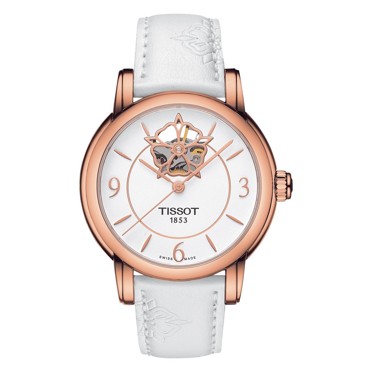 Tissot Ladies Automatic Watch Lady Heart Powermatic 80 T0502073701704 - Watches & Crystals