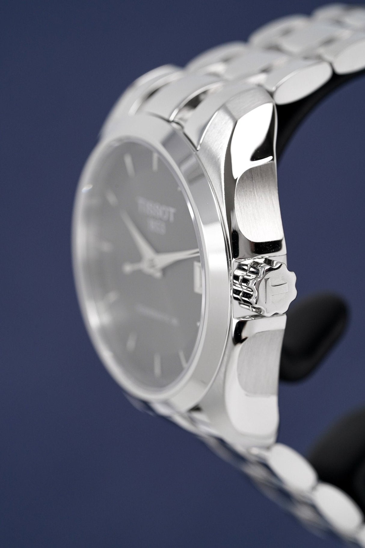 Tissot Ladies T-Classic Automatic Watch Couturier Grey Powermatic 80 Date T0352071106100 - Watches & Crystals