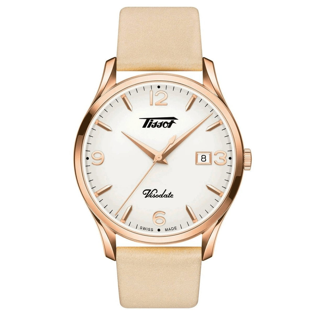 Tissot Ladies Watch Heritage Visodate Rose Gold T1184103627701 - Watches & Crystals