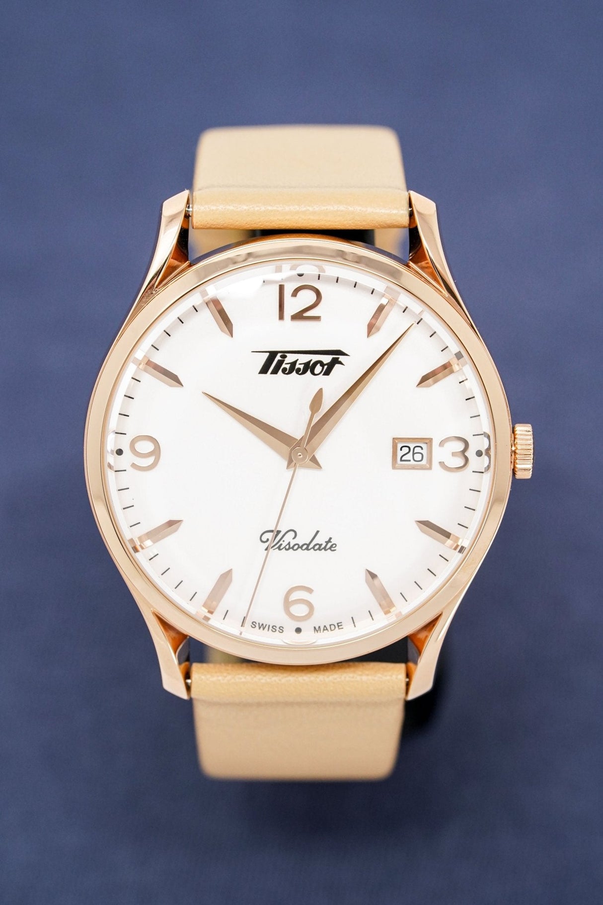 Tissot Ladies Watch Heritage Visodate Rose Gold T1184103627701 - Watches & Crystals