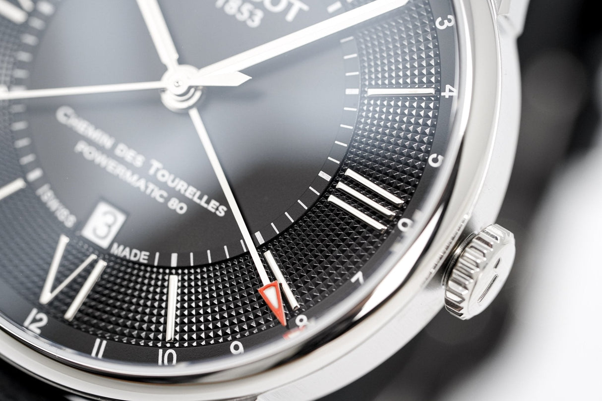 Tissot Men's Automatic Watch Chemin Des Tourelles Black - Watches & Crystals