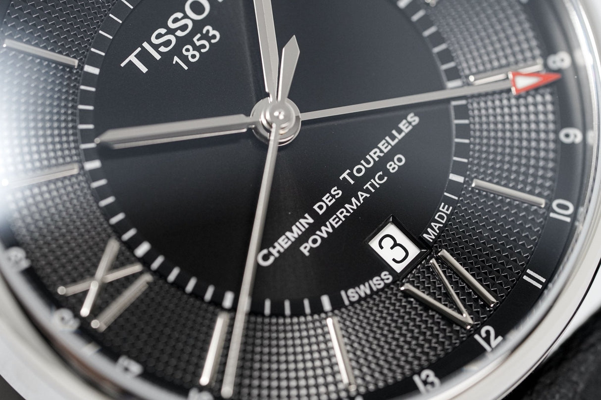 Tissot Men's Automatic Watch Chemin Des Tourelles Black - Watches & Crystals