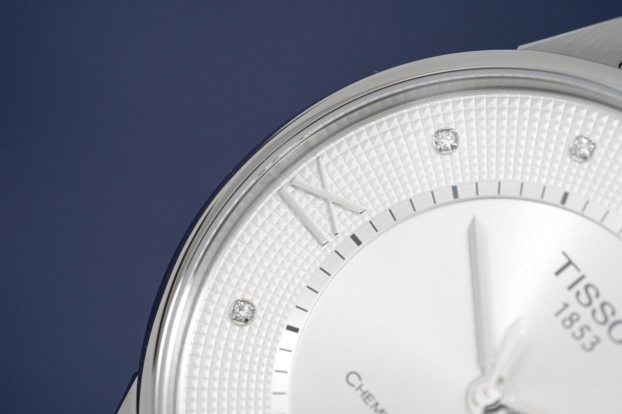 Tissot Mens Automatic Watch Chemin Des Tourelles Silver Diamond T0994071103300 - Watches & Crystals