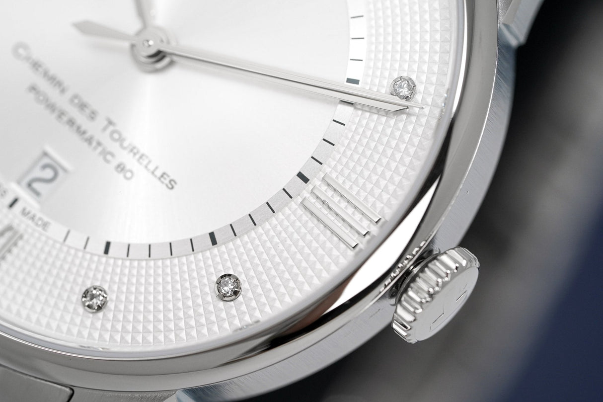 Tissot Mens Automatic Watch Chemin Des Tourelles Silver Diamond T0994071103300 - Watches & Crystals