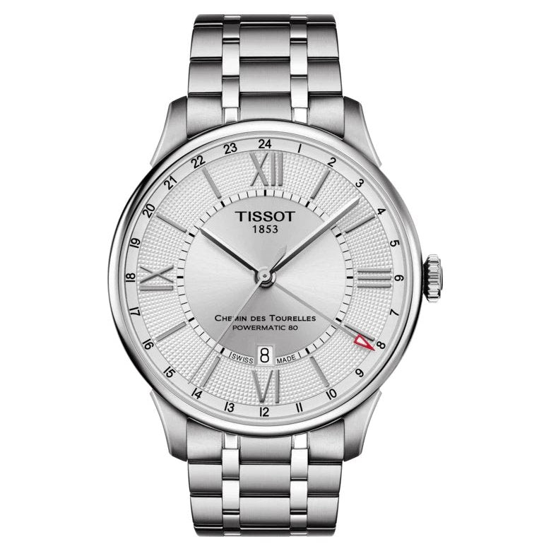 Tissot Men's Automatic Watch Chemin Des Tourelles Silver T0994291103800 - Watches & Crystals