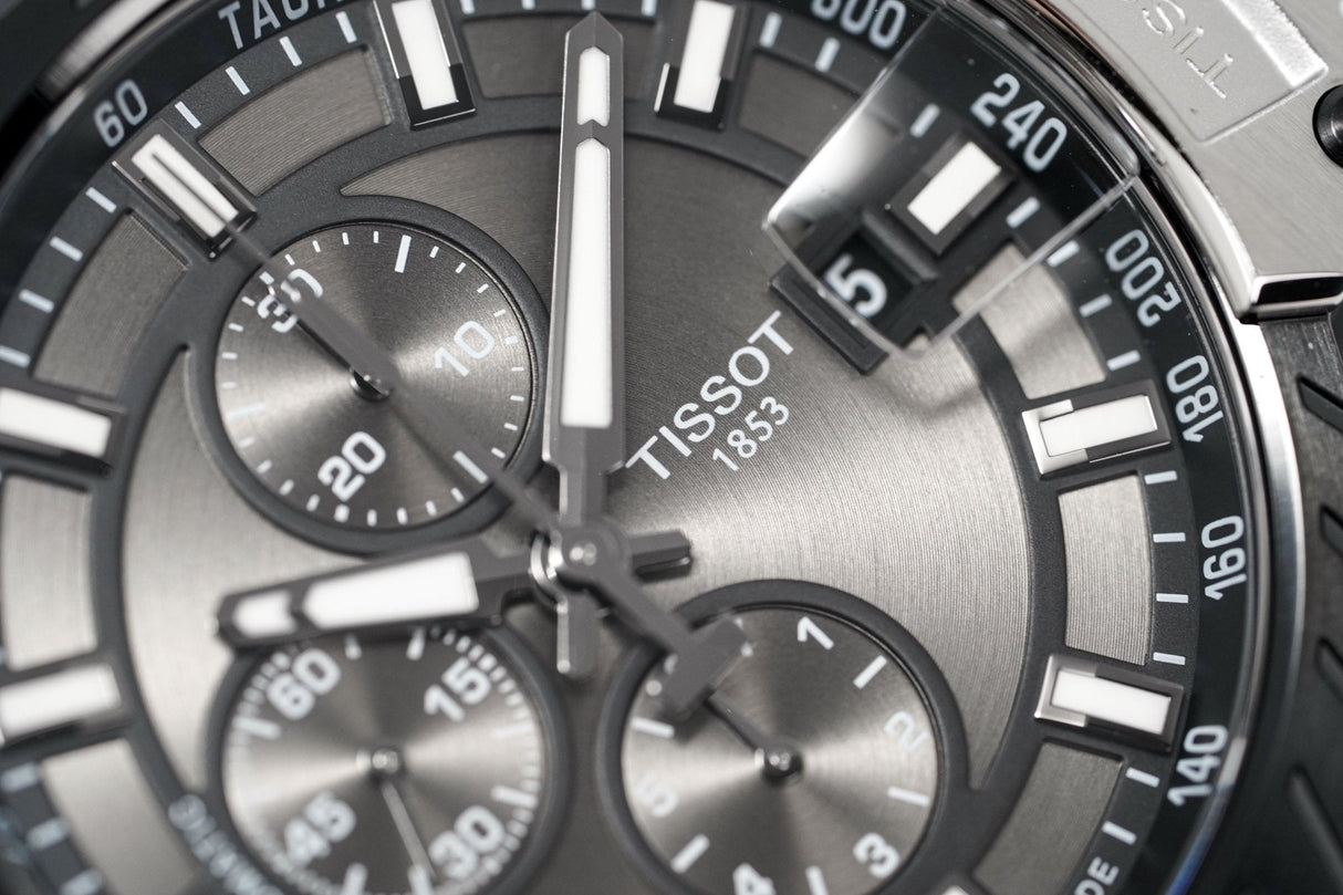 Tissot Men's Automatic Watch T-Race Chronograph Black T1154272706100 - Watches & Crystals