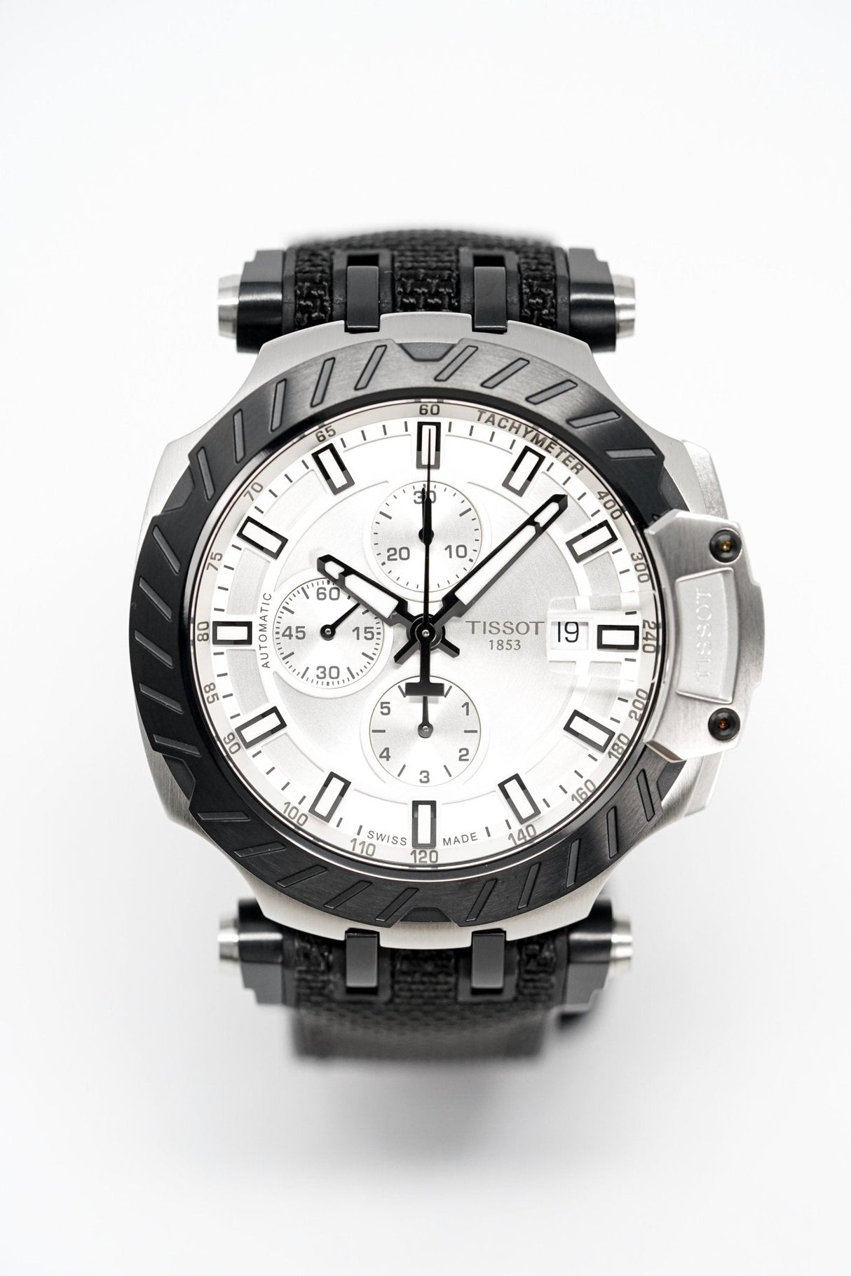 Tissot Men's Automatic Watch T-Race Chronograph Silver T1154272703100 - Watches & Crystals