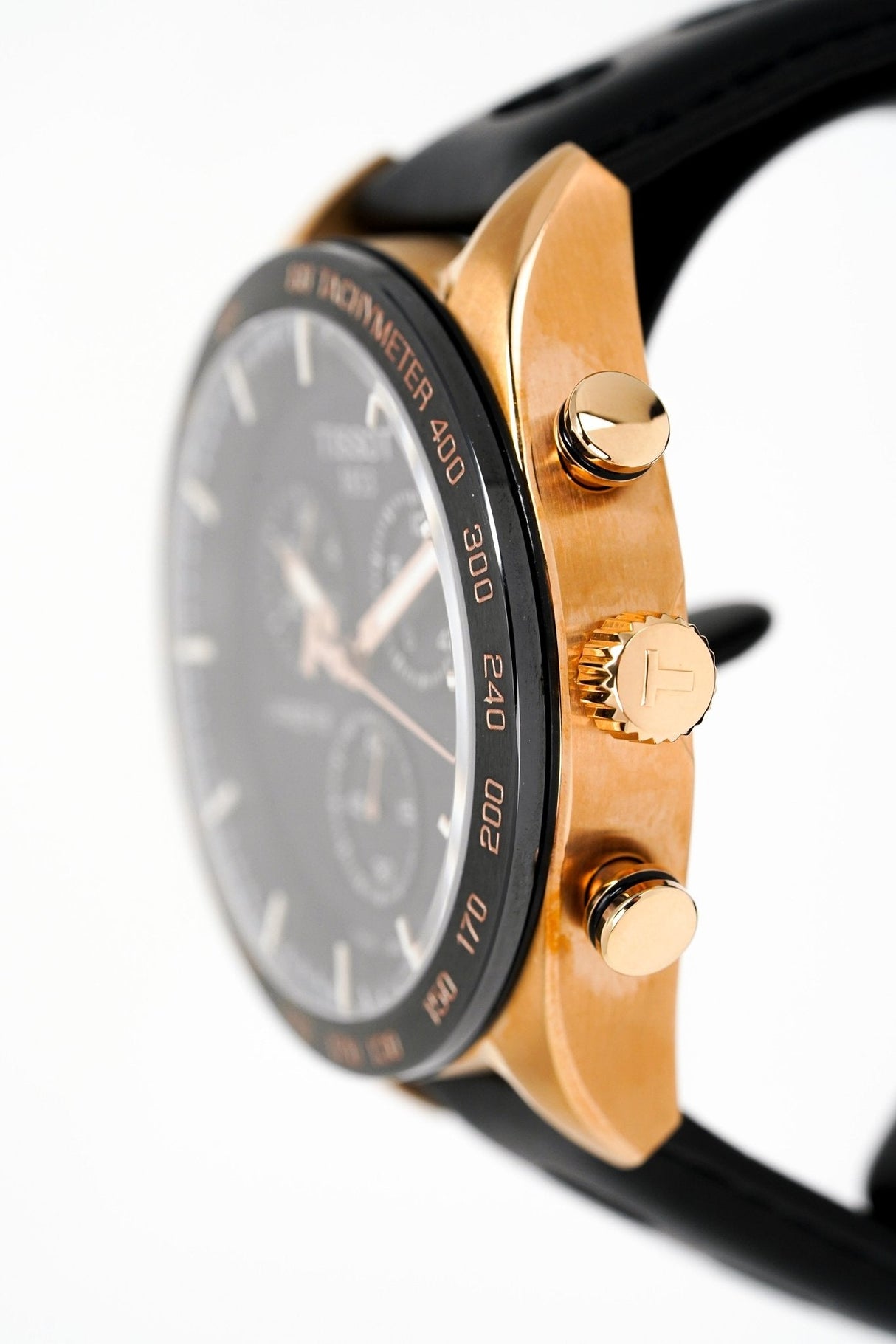 Tissot Men's Chronograph Watch PRS 516 Rose Gold PVD T1004173605100 - Watches & Crystals