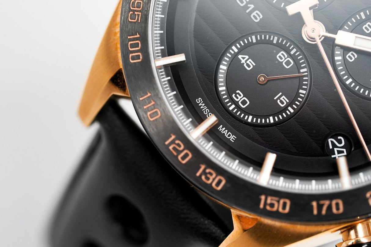 Tissot Men's Chronograph Watch PRS 516 Rose Gold PVD T1004173605100 - Watches & Crystals