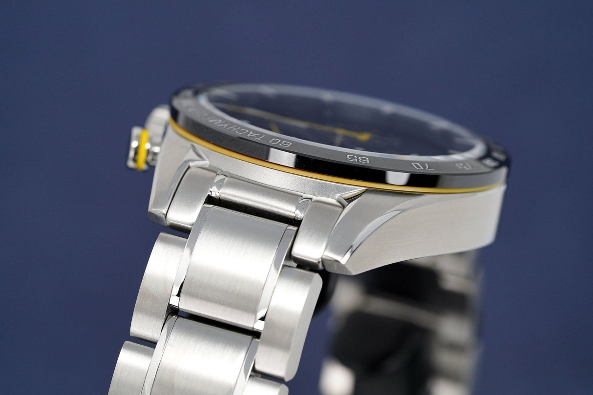 Tissot Men's Chronograph Watch PRS 516 Steel Yellow T1004171105100 - Watches & Crystals