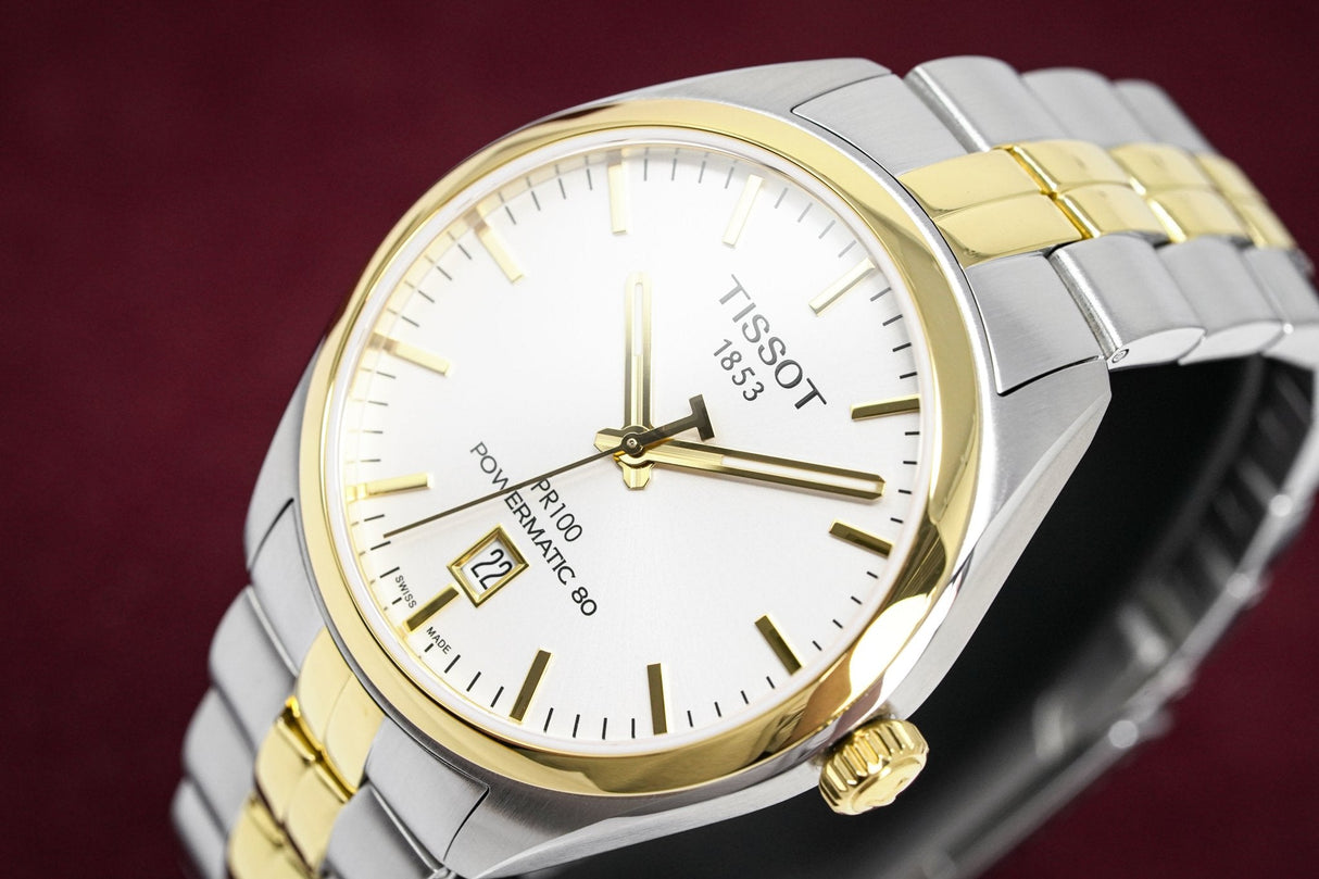 Tissot Men's PR 100 Powermatic 80 Date Automatic Watch T1014072203100 - Watches & Crystals