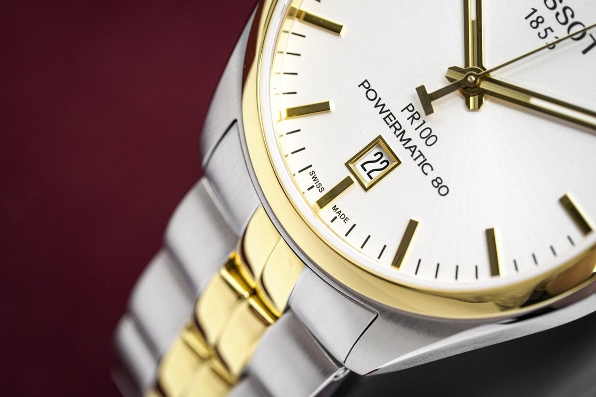 Tissot Men's PR 100 Powermatic 80 Date Automatic Watch T1014072203100 - Watches & Crystals