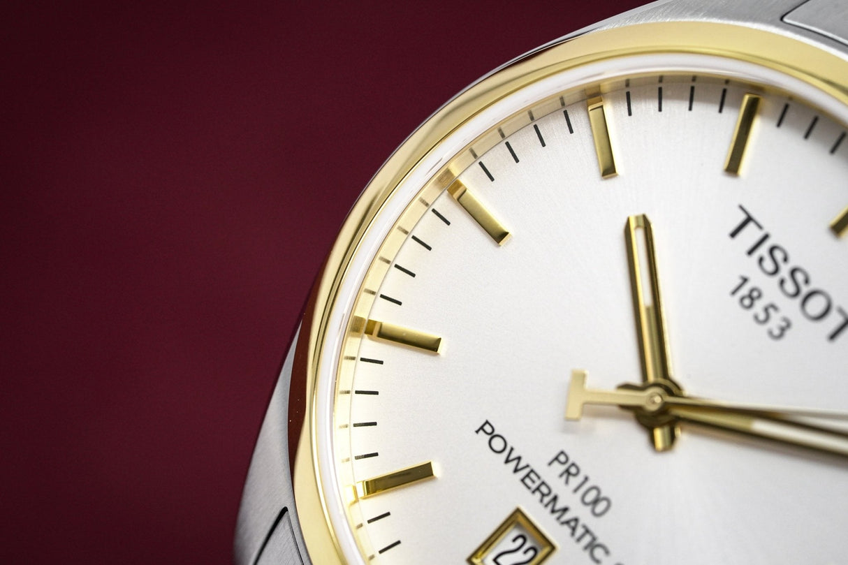 Tissot Men's PR 100 Powermatic 80 Date Automatic Watch T1014072203100 - Watches & Crystals