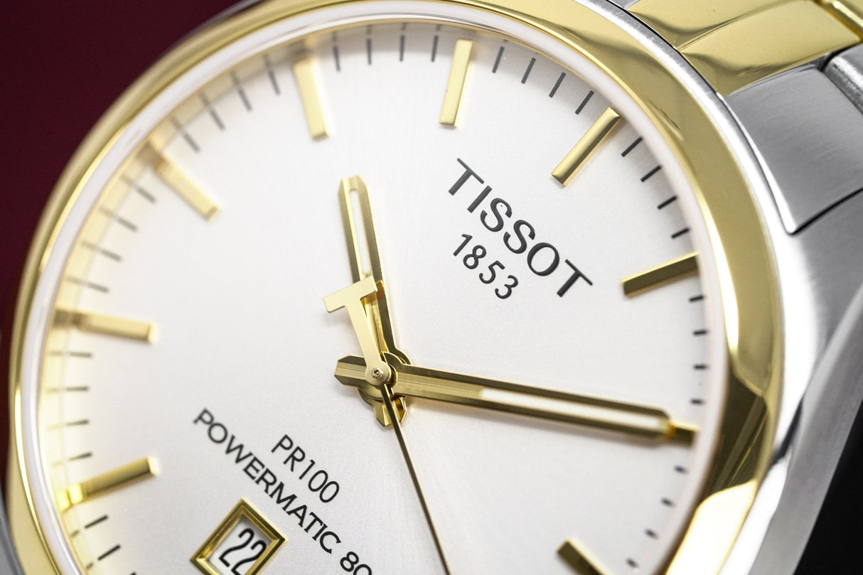 Tissot Men's PR 100 Powermatic 80 Date Automatic Watch T1014072203100 - Watches & Crystals