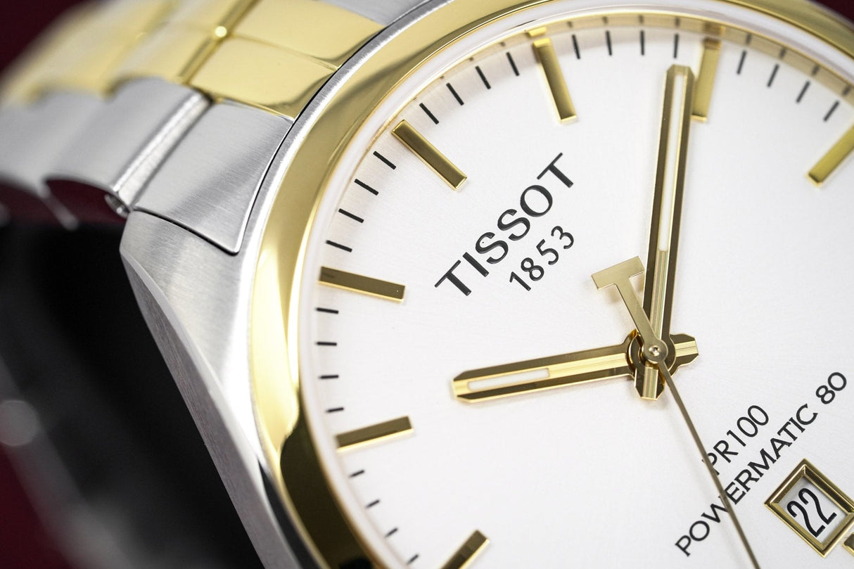 Tissot Men's PR 100 Powermatic 80 Date Automatic Watch T1014072203100 - Watches & Crystals