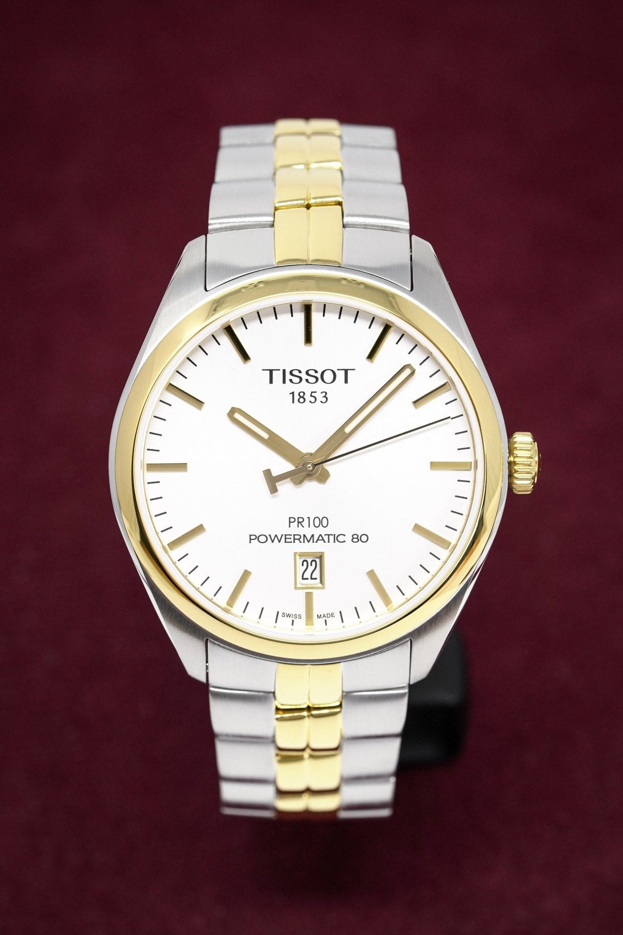 Tissot Men's PR 100 Powermatic 80 Date Automatic Watch T1014072203100 - Watches & Crystals