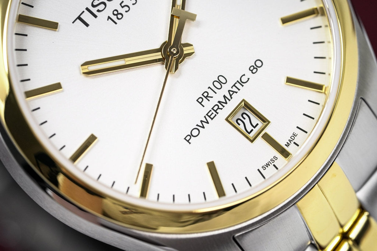 Tissot Men's PR 100 Powermatic 80 Date Automatic Watch T1014072203100 - Watches & Crystals